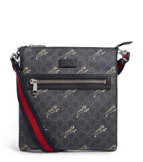 gucci messenger tiger|gucci messenger bag for men.